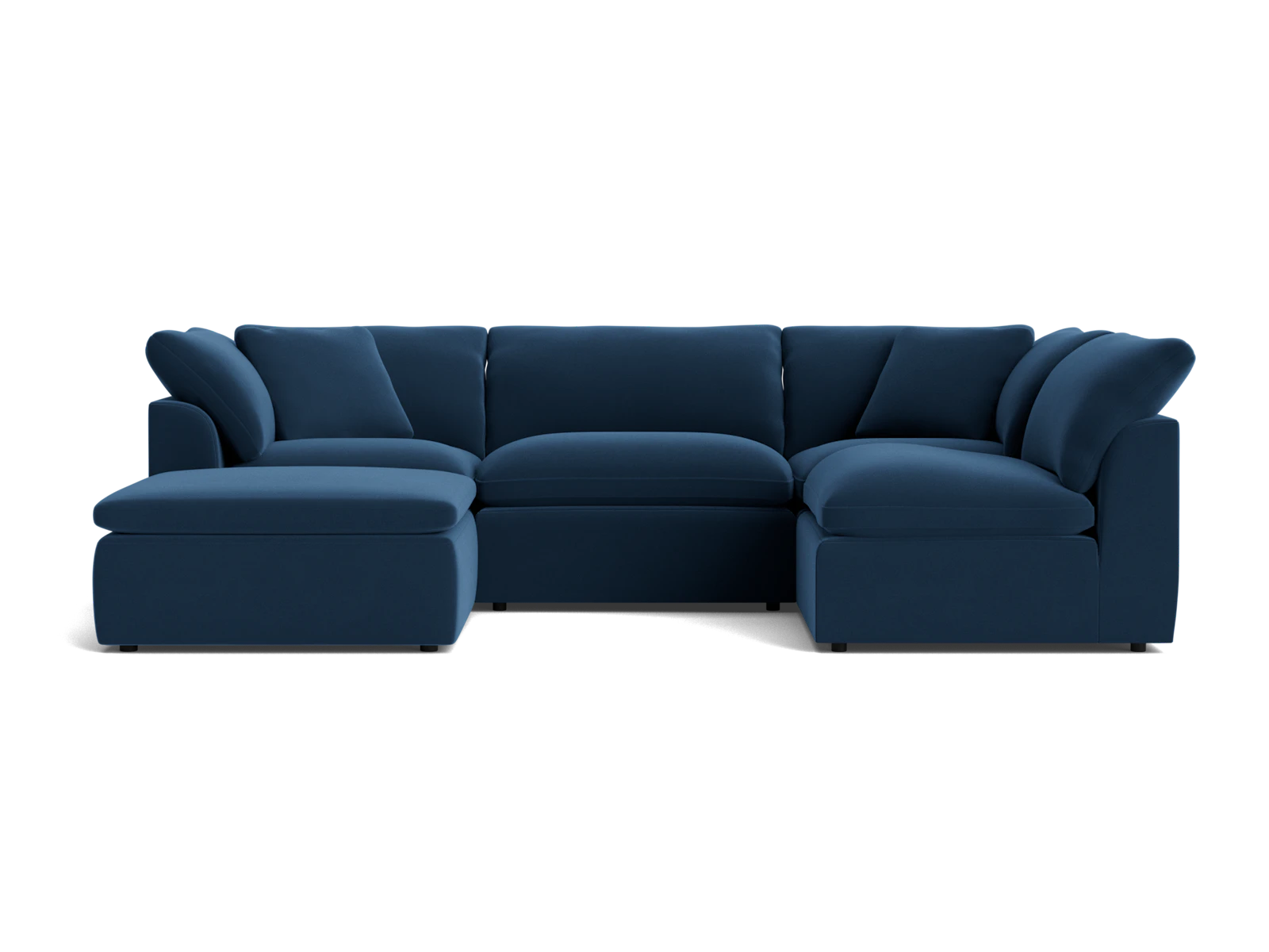 Bryant Slipcovered Modular U-Sofa Bumper Sectional